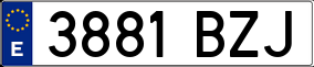 Truck License Plate